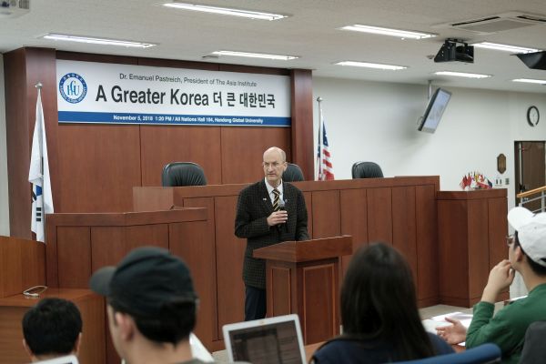 (사진)이만열(임마누엘 페스트라이쉬) 교수 특강 모습