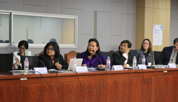 (사진2)캄보디아 비스나 분치읏 국가여성위원회 사무총장 발언 모습