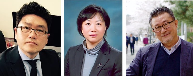 (사진)왼쪽부터 신성만, 김경미, 강두필 교수