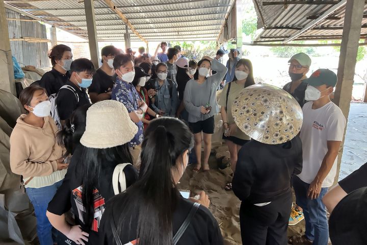 (사진2) 메콩델타지역 몽팃마을 현장 답사 